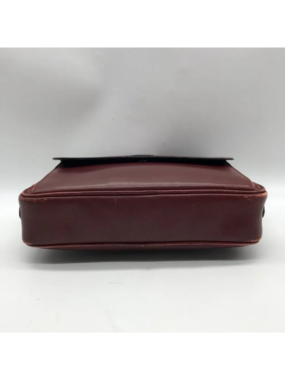 Cartier Burgundy Leather Must De Cartier Shoulder Bag